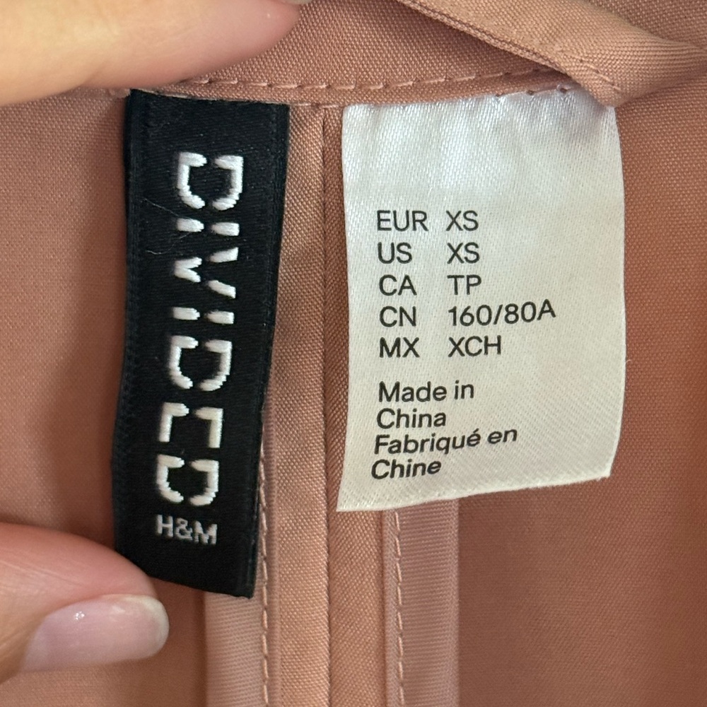 H&M | DIVIDED Modal-blend trenchcoat - Pink Beige - Picture 11 of 15